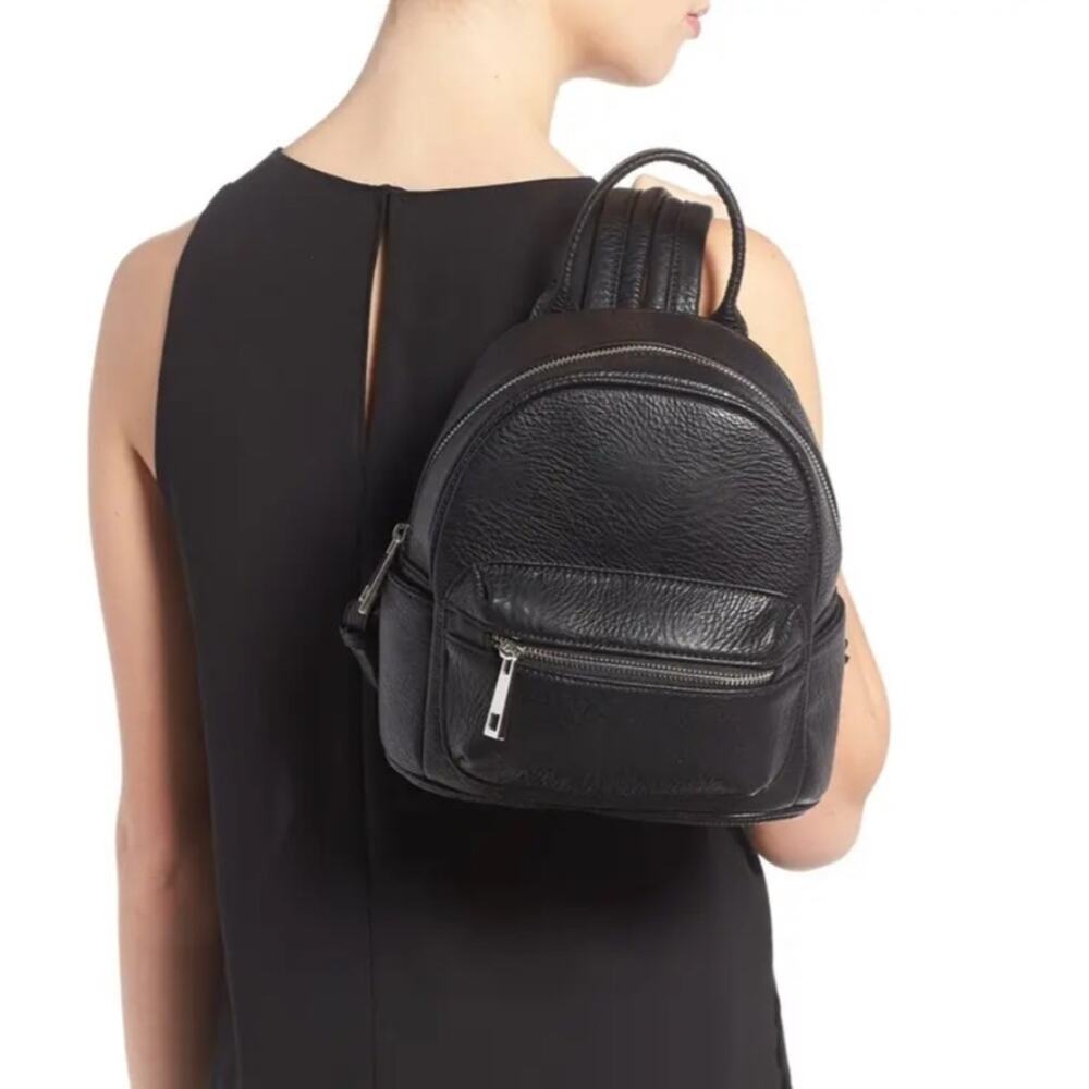 Street level BP faux leather backpack